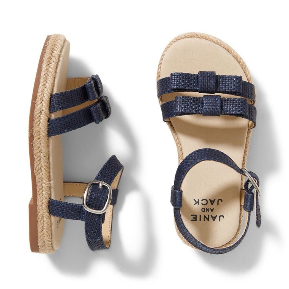 Janie and Jack Bow Espadrilles, 7 - NWT
